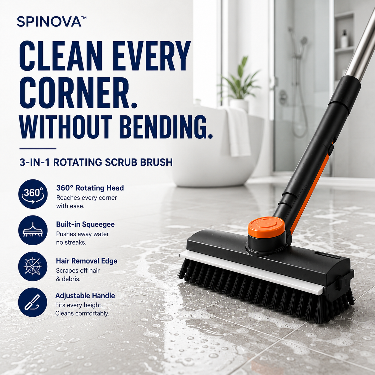 SPINOVA™ 3-in-1 ScrubPro 360