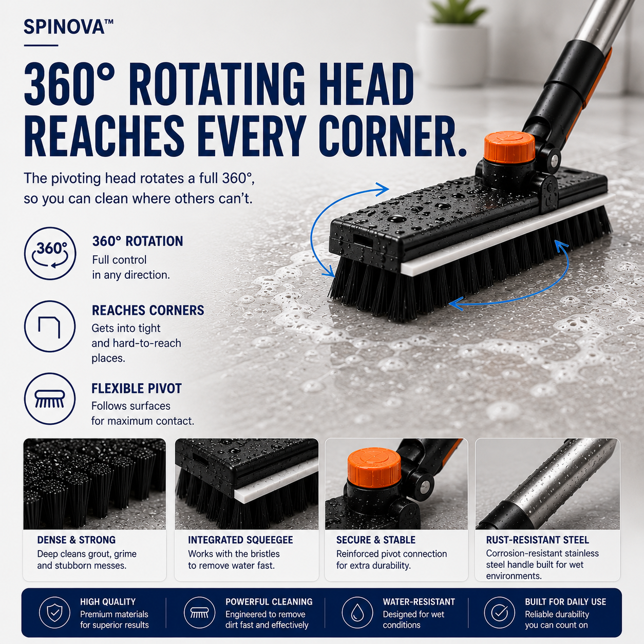 SPINOVA™ 3-in-1 ScrubPro 360
