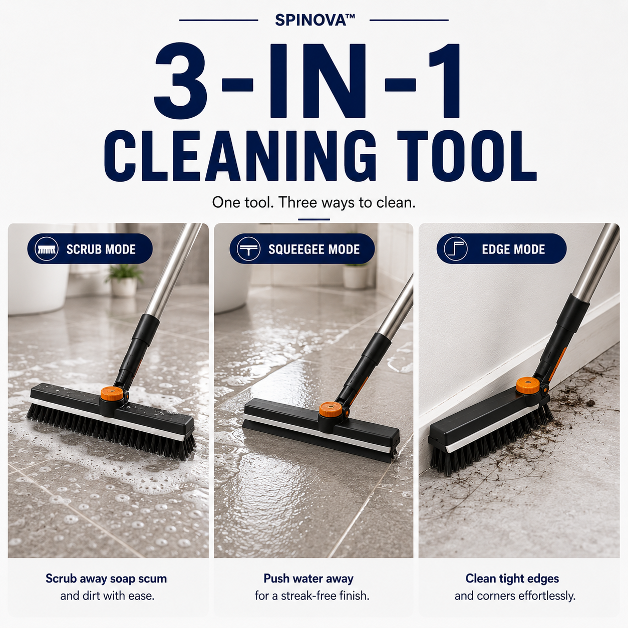 SPINOVA™ 3-in-1 ScrubPro 360