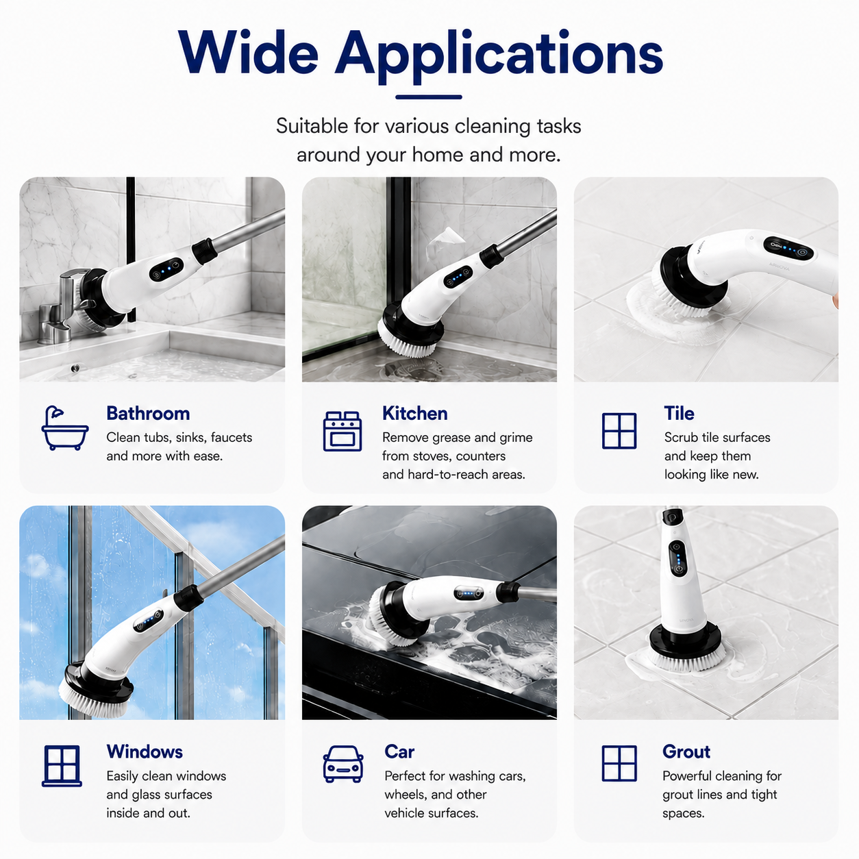 SPINOVA™ SwiftScrub Pro - Power Cleaning System